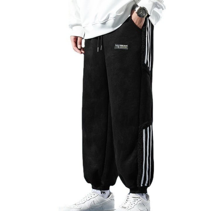 Stylish Sherpa-Lined Joggers for Men