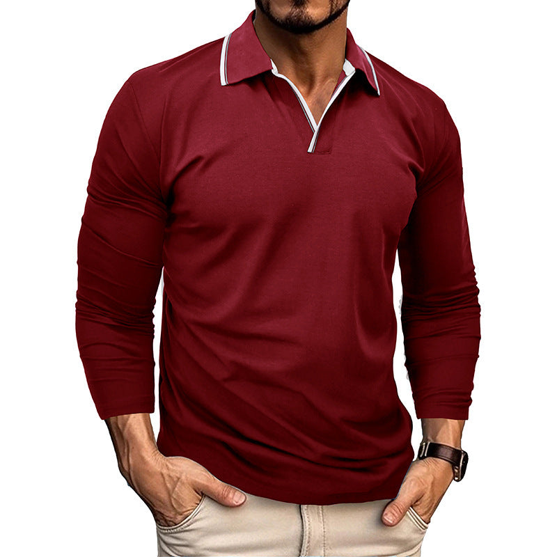Renswik | Men's V-Neck Shirt - Stylish And Comfortable