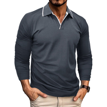 Renswik | Men's V-Neck Shirt - Stylish And Comfortable