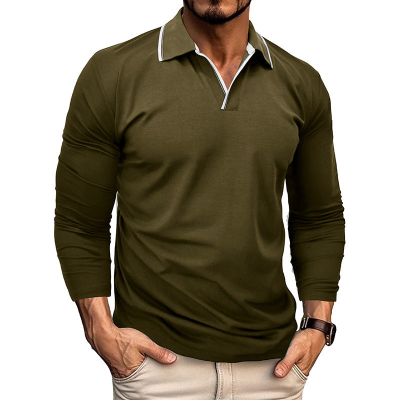 Renswik | Men's V-Neck Shirt - Stylish And Comfortable