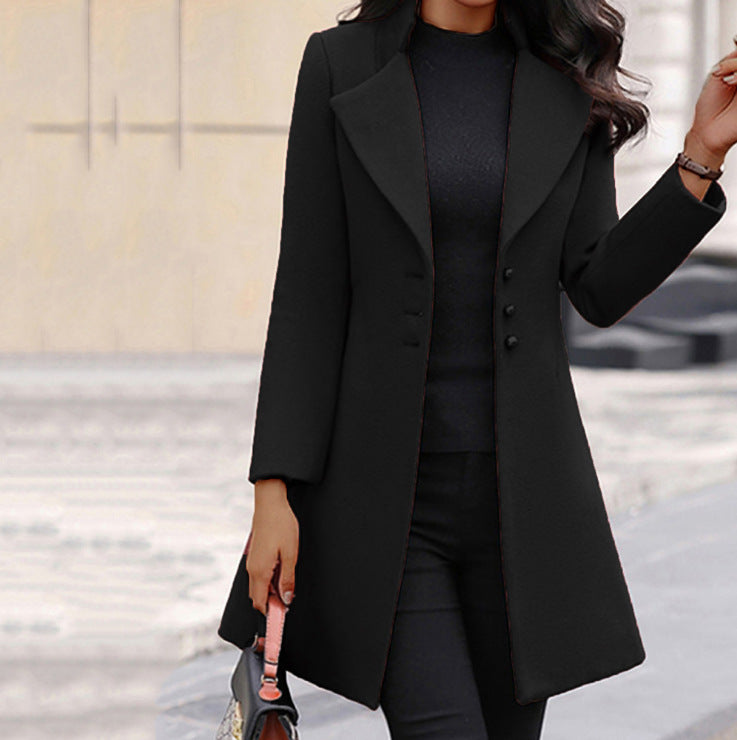 Ventissa | Italian Long-sleeved Wool Coat