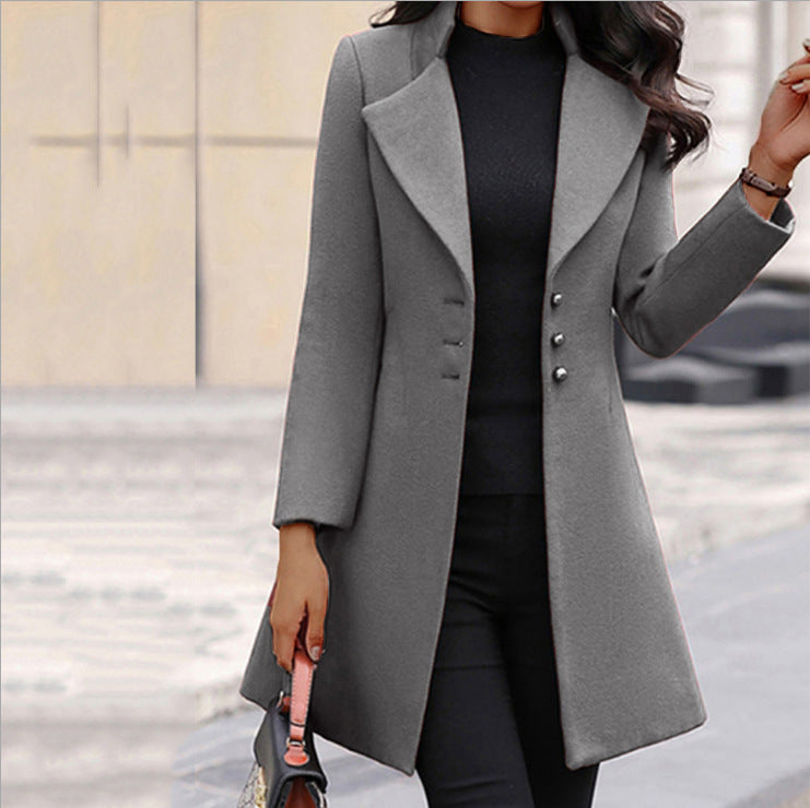 Ventissa | Italian Long-sleeved Wool Coat