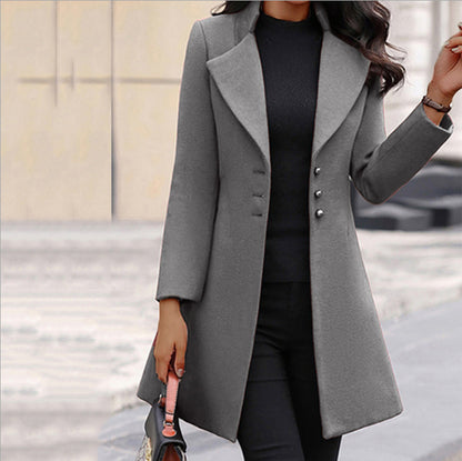 Ventissa | Italian Long-sleeved Wool Coat