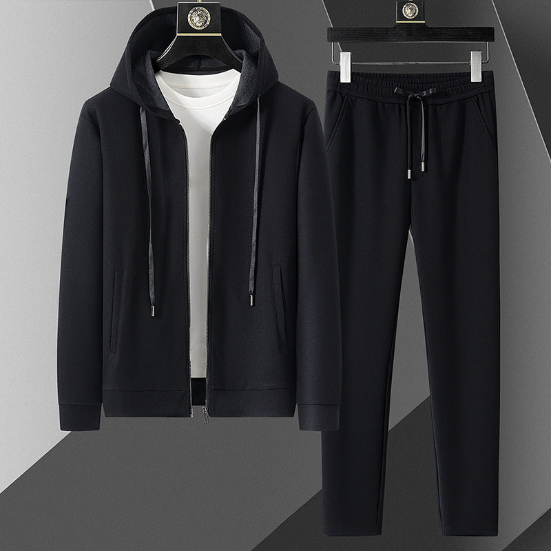 Mioren | Men's Fall Casual Set - Black And Slim