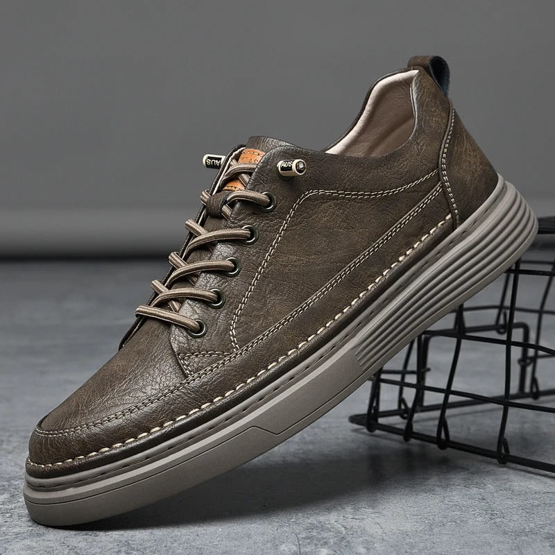 Orthopedic Sneaker Made of Genuine Leather.