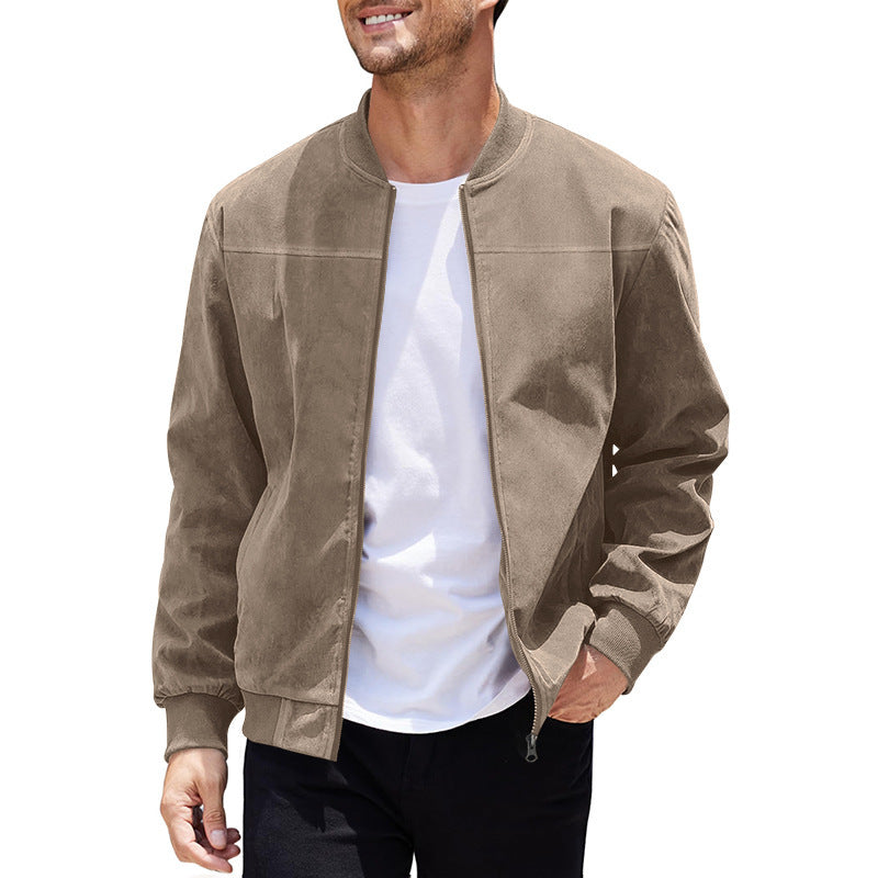 Panelled Zip-Up Jacket for Men