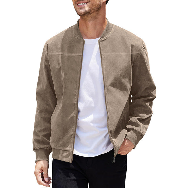 Panelled Zip-Up Jacket for Men