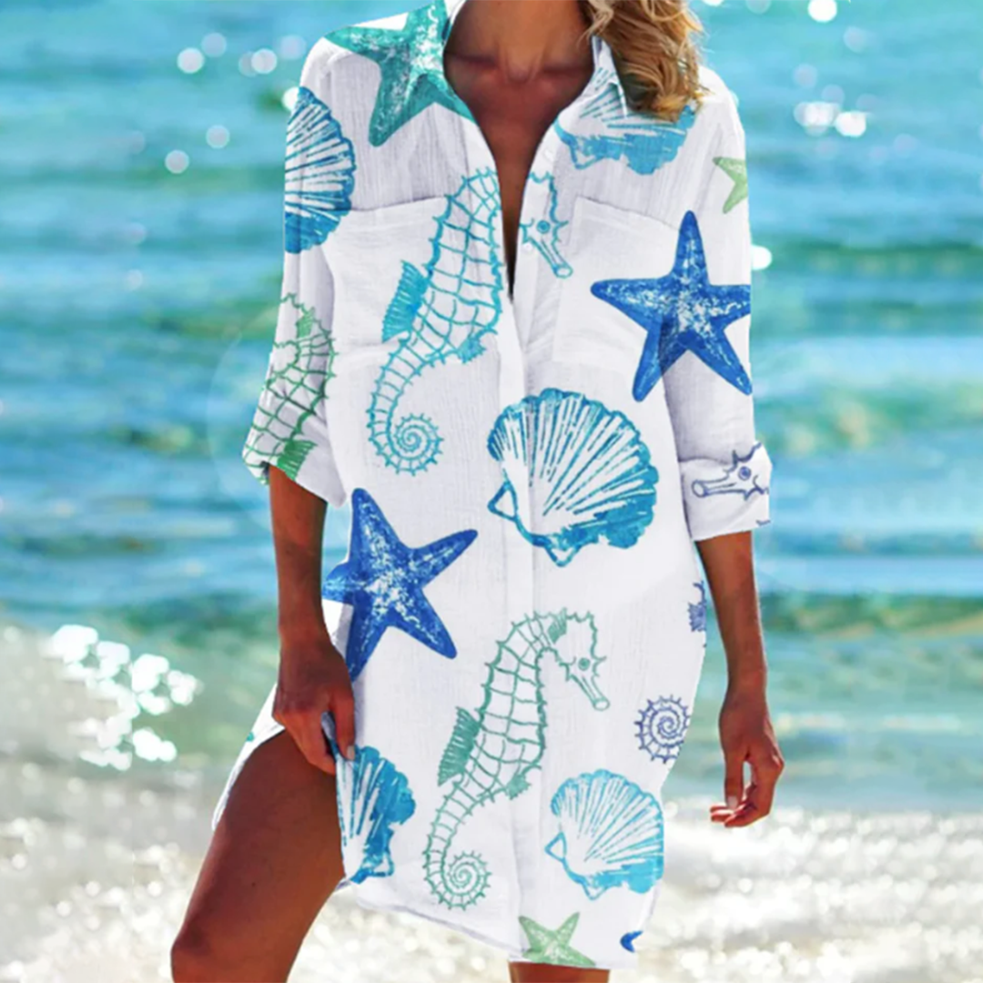 Patterned Colorful Dress for Women
