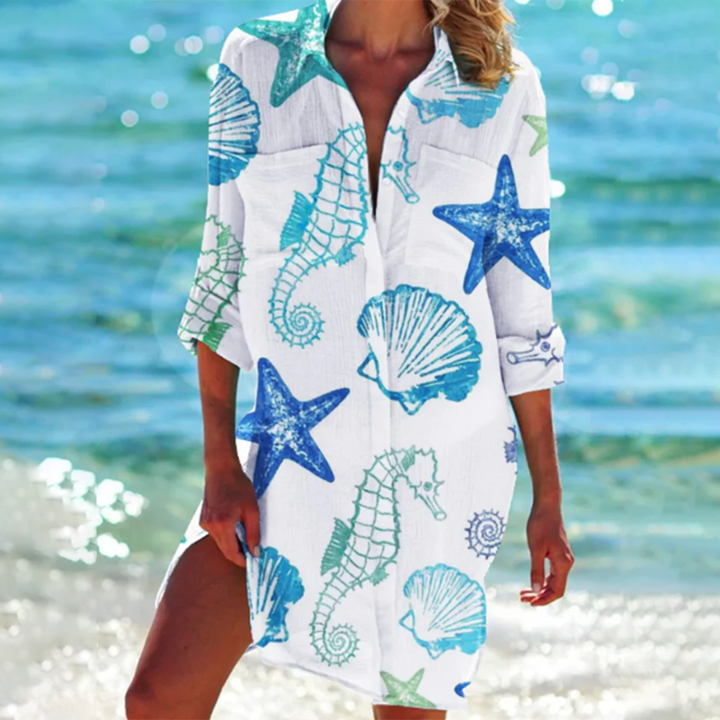 Patterned Colorful Dress for Women