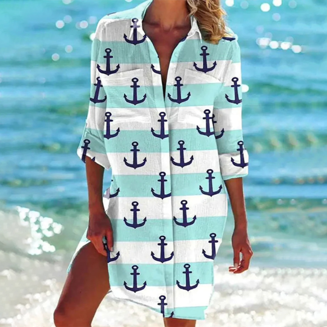 Patterned Colorful Dress for Women
