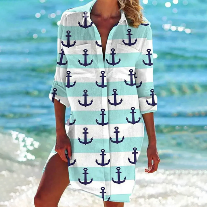 Patterned Colorful Dress for Women