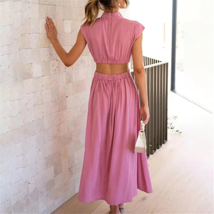 Pocketed Midi Dress for Women