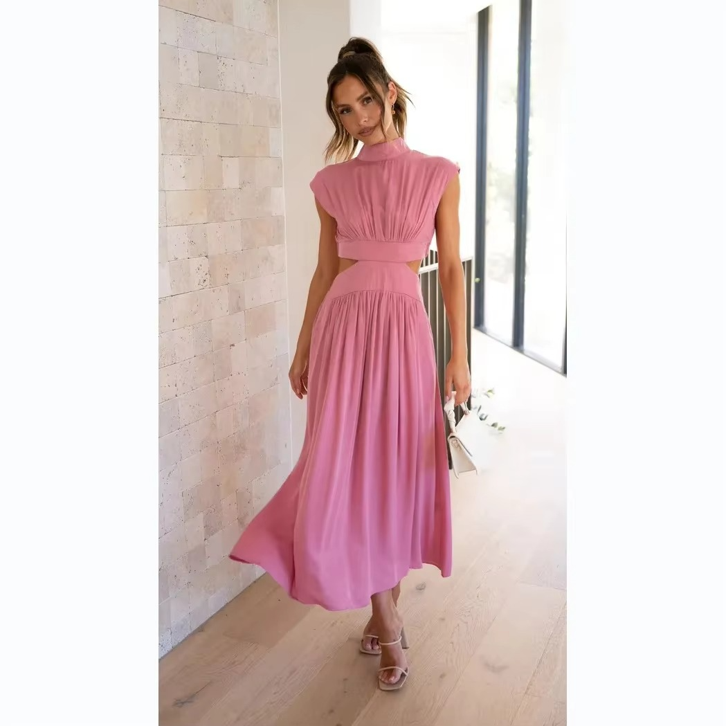 Pocketed Midi Dress for Women