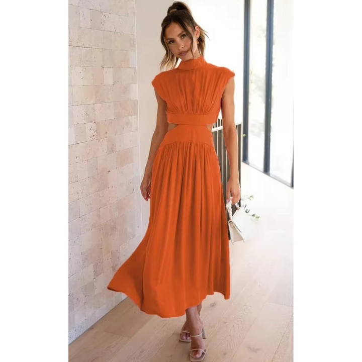 Pocketed Midi Dress for Women