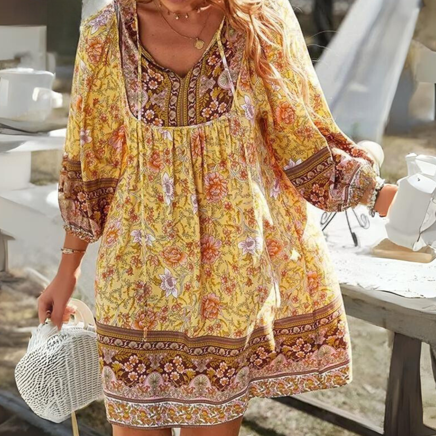 Renia Bohemian dress
