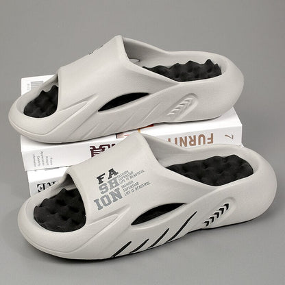 Retro orthopedic house slippers