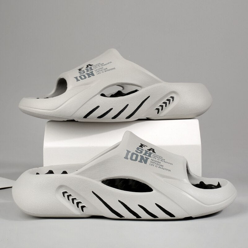 Retro orthopedic house slippers