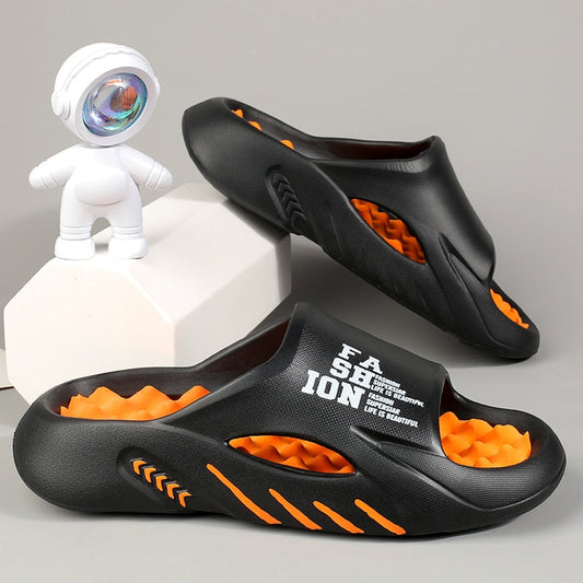 Retro orthopedic house slippers