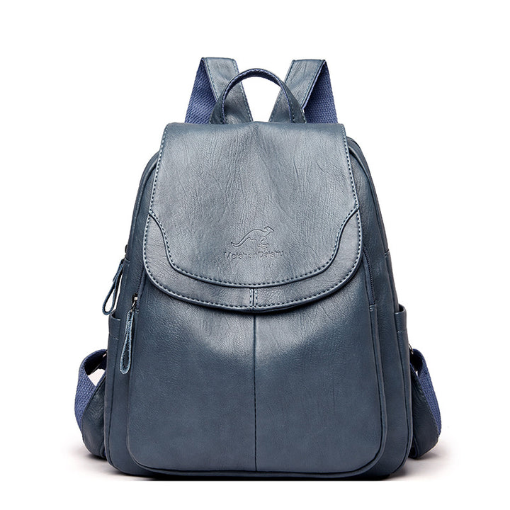 Robust Leather Backpack For Women