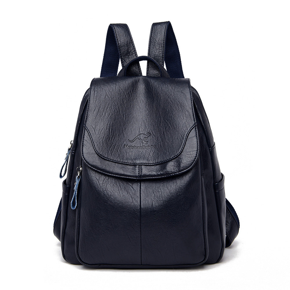 Robust Leather Backpack For Women