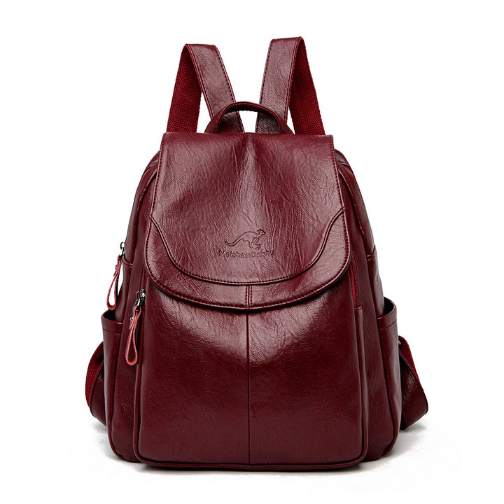 Robust Leather Backpack For Women