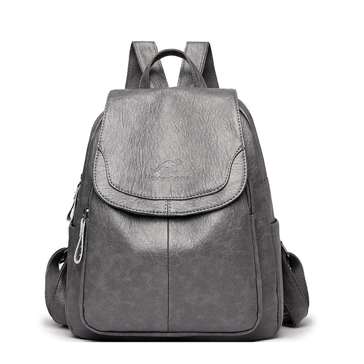 Robust Leather Backpack For Women