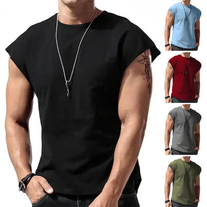 The sleeveless shirt by Rona Mann.
