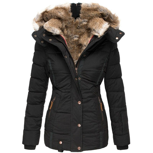 Ruzda | Stylish Winter Coat with Fur Lining for Women
