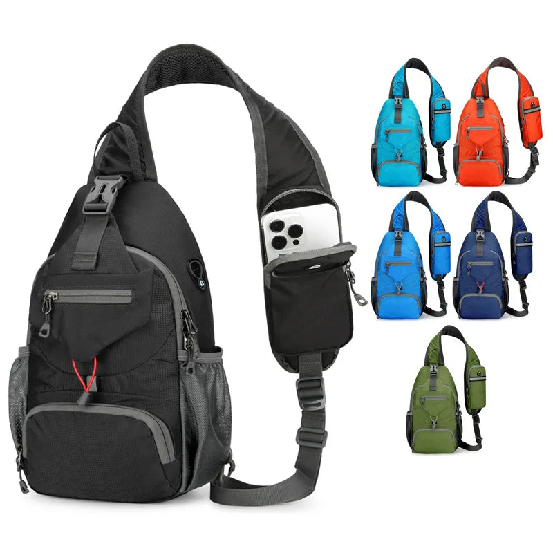 Water Bag With Multiple Pockets For Traveling - Crossbody Bag