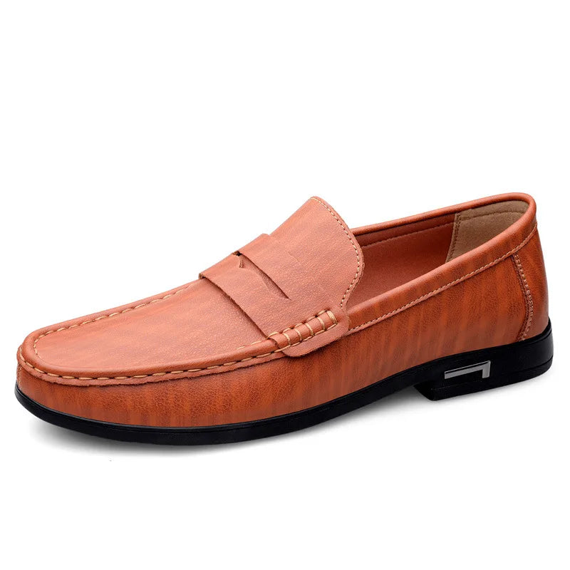 Men's Slip-In Loafer With A Round Shape And Closed Surface
