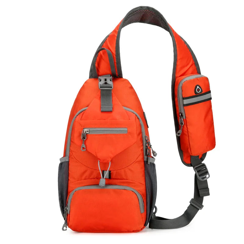 Water Bag With Multiple Pockets For Traveling - Crossbody Bag