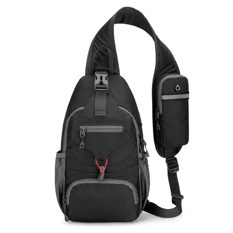 Water Bag With Multiple Pockets For Traveling - Crossbody Bag