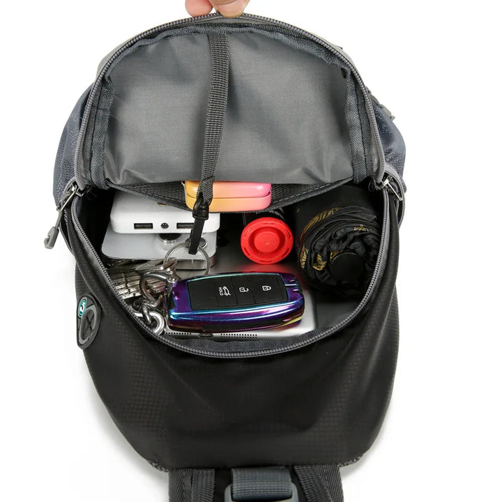 Water Bag With Multiple Pockets For Traveling - Crossbody Bag
