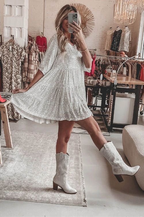 Sequin Mini Dress for Women
