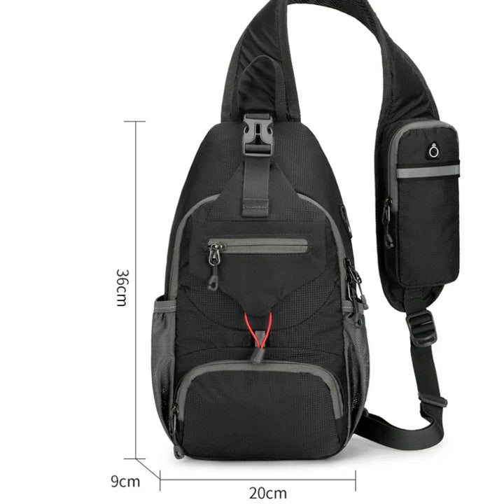Water Bag With Multiple Pockets For Traveling - Crossbody Bag