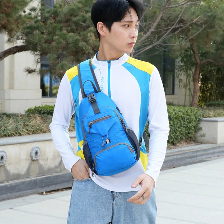 Water Bag With Multiple Pockets For Traveling - Crossbody Bag