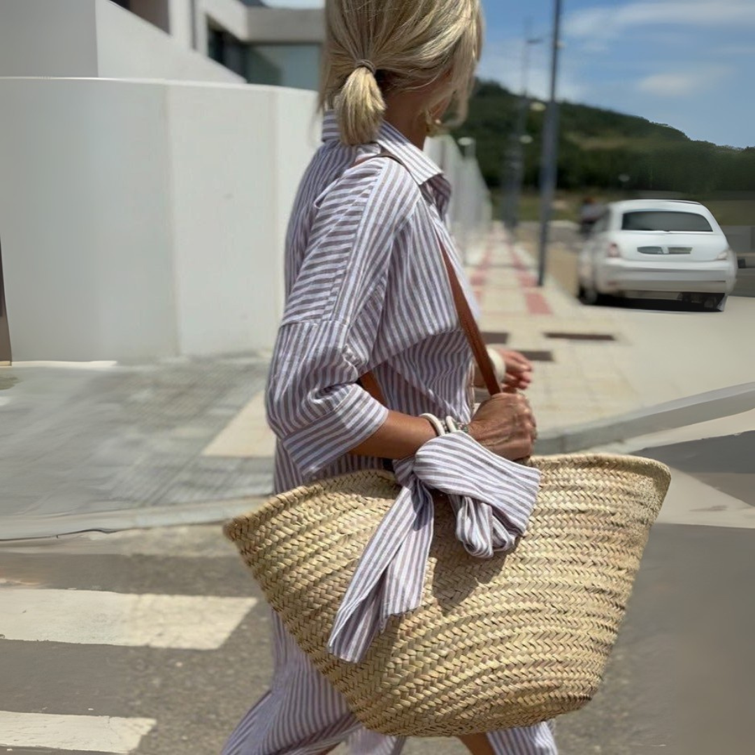 Loose-Fit Shirt Dress Women