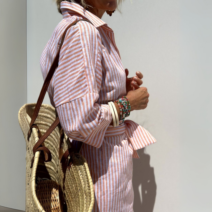 Loose-Fit Shirt Dress Women