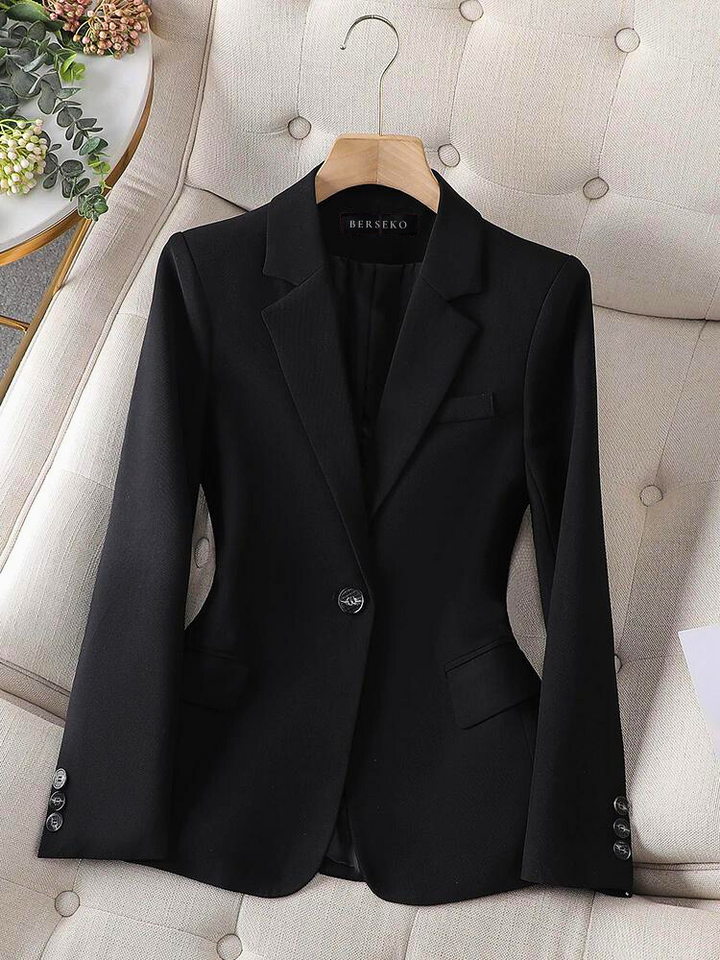 Single-Button Blazer for Women