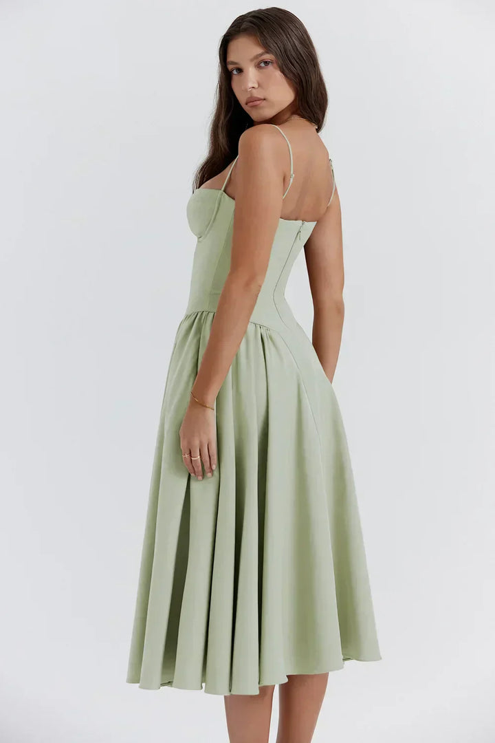 Sleeveless Midi Dress Women