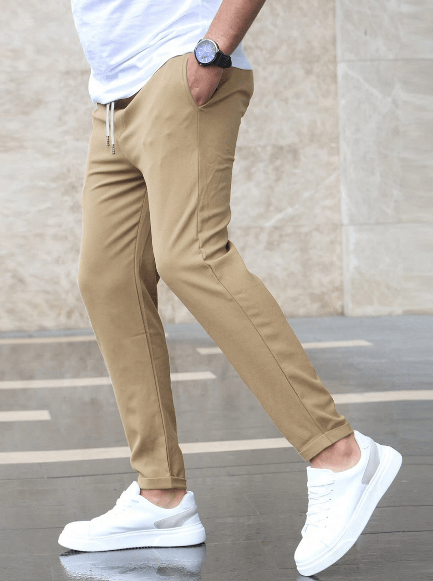 Slim-Fit Stretch Jogger Trousers for Men