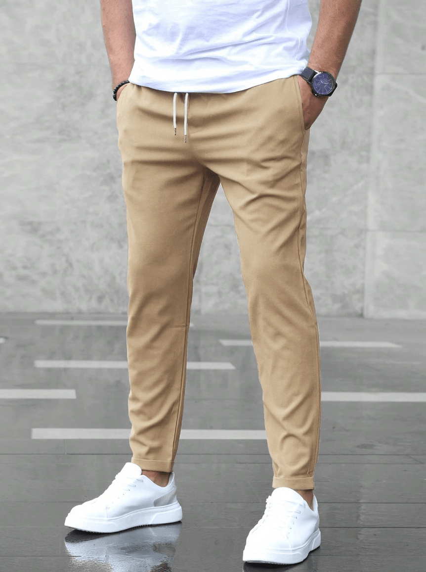 Slim-Fit Stretch Jogger Trousers for Men