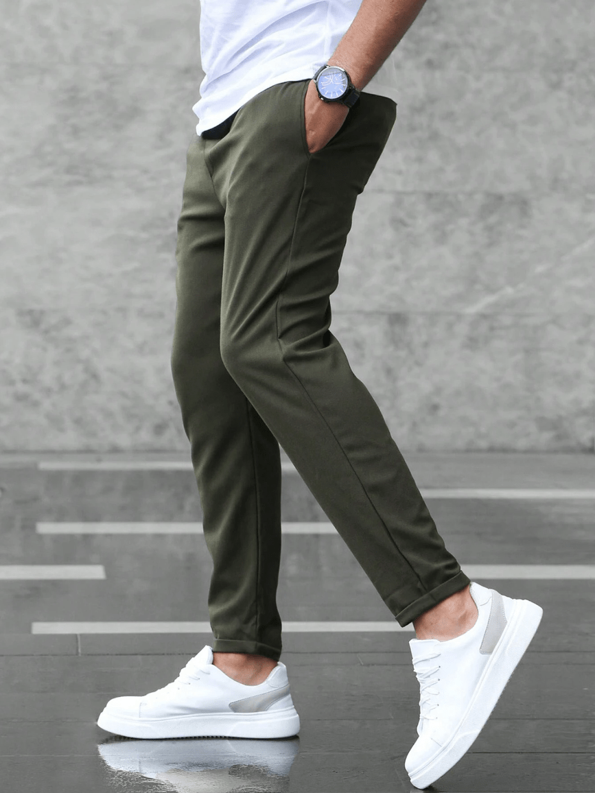 Slim-Fit Stretch Jogger Trousers for Men