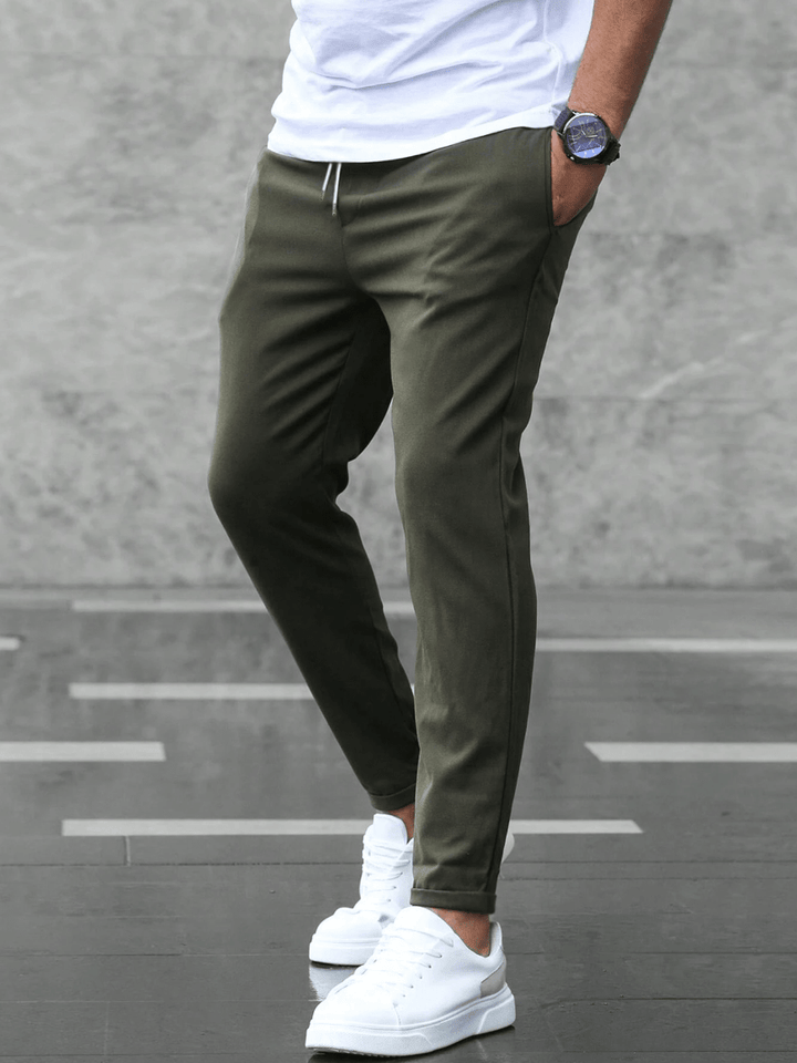 Slim-Fit Stretch Jogger Trousers for Men