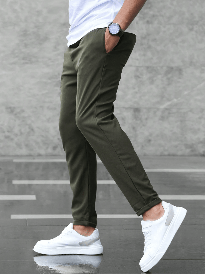Slim-Fit Stretch Jogger Trousers for Men