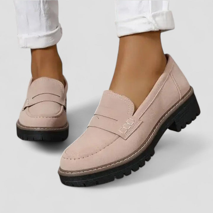 Slip-On Suede Loafers for Women