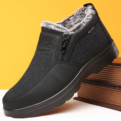 Sporty Men's Orthopedic Warm Snow Boots Waterproof Slip-resistant Winter