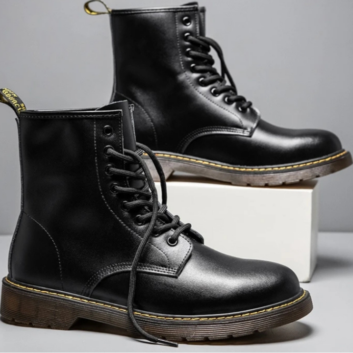 Square Heel Ankle Boots for Men