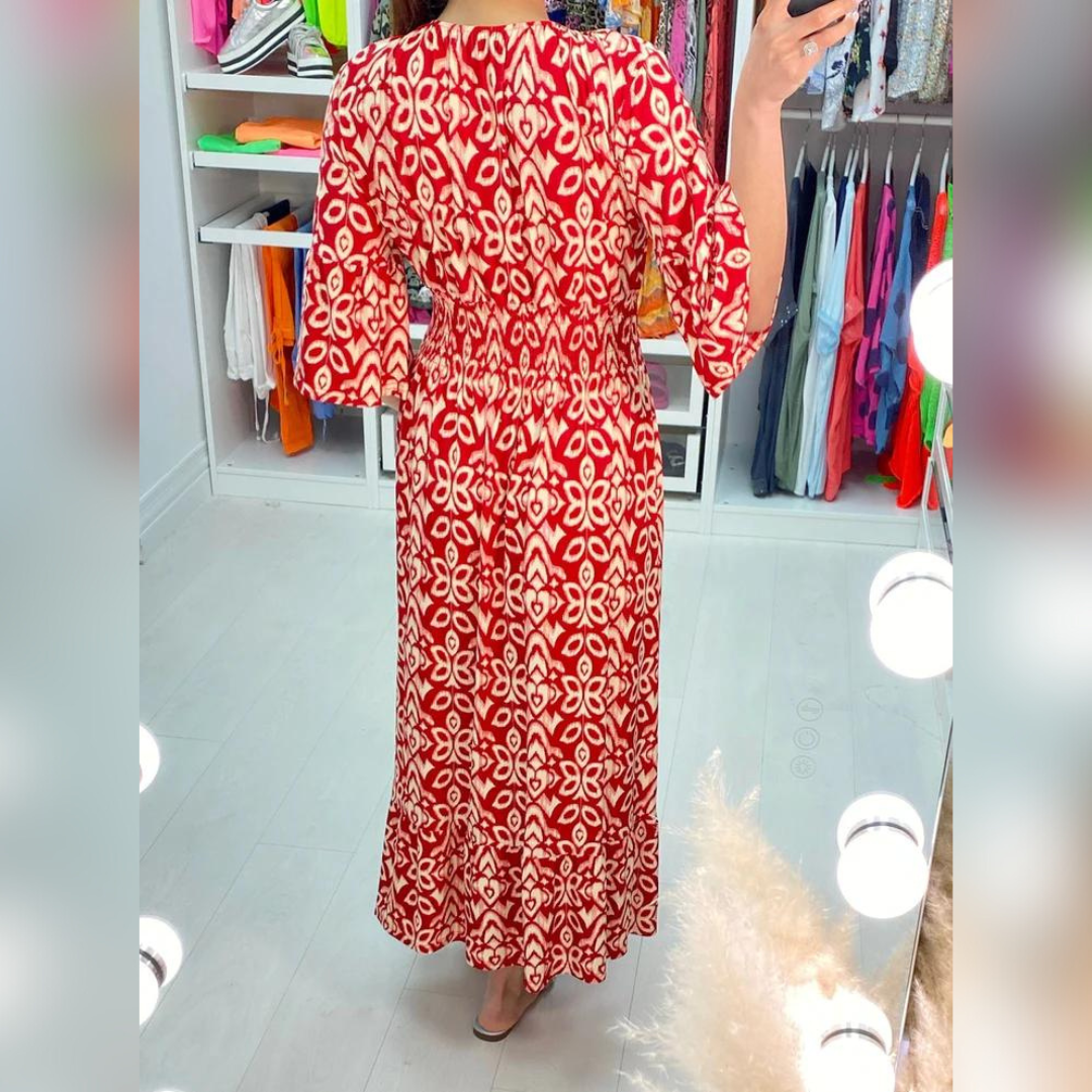 Strena Mosaic Print Maxi Dress