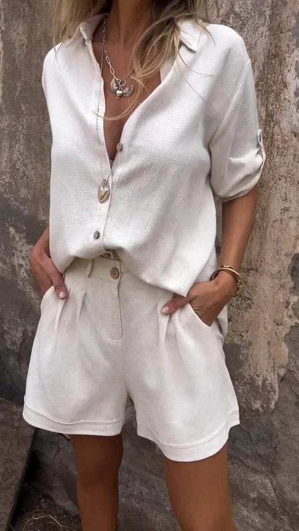 Summer Shirt & Shorts Set for Women